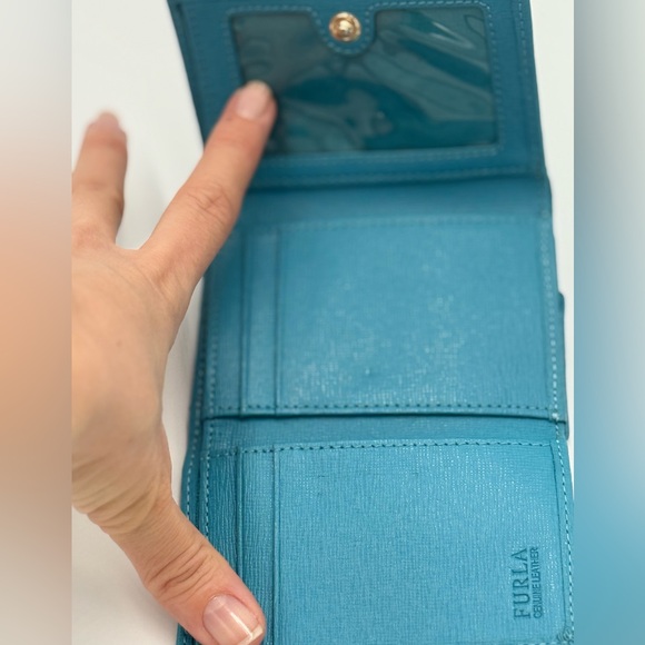 Furla Turquoise Compact Wallet - Picture 6 of 11